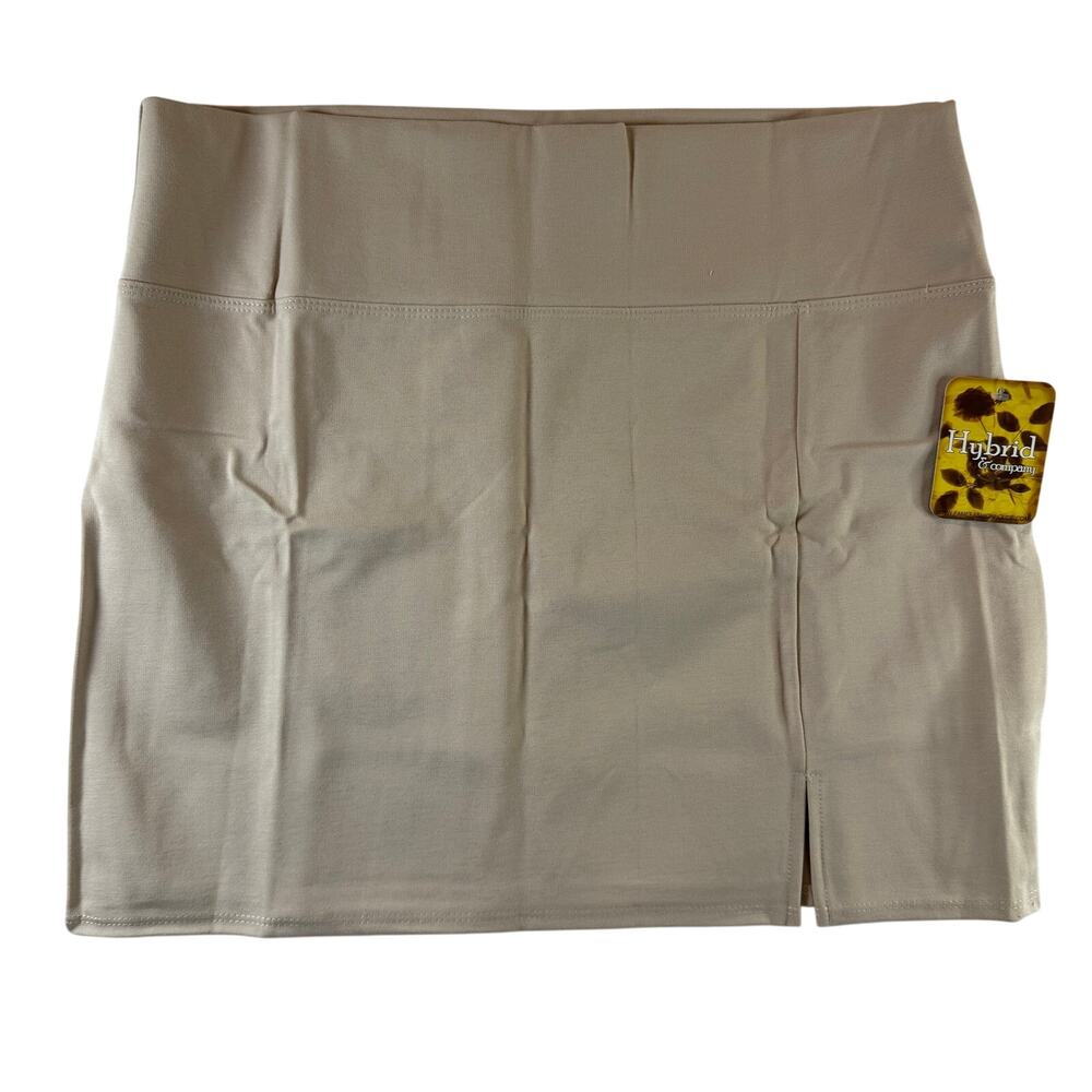 Hybrid & Company Stretchy Mini Pencil Skirt Tan Women’s Plus size 3X NEW
